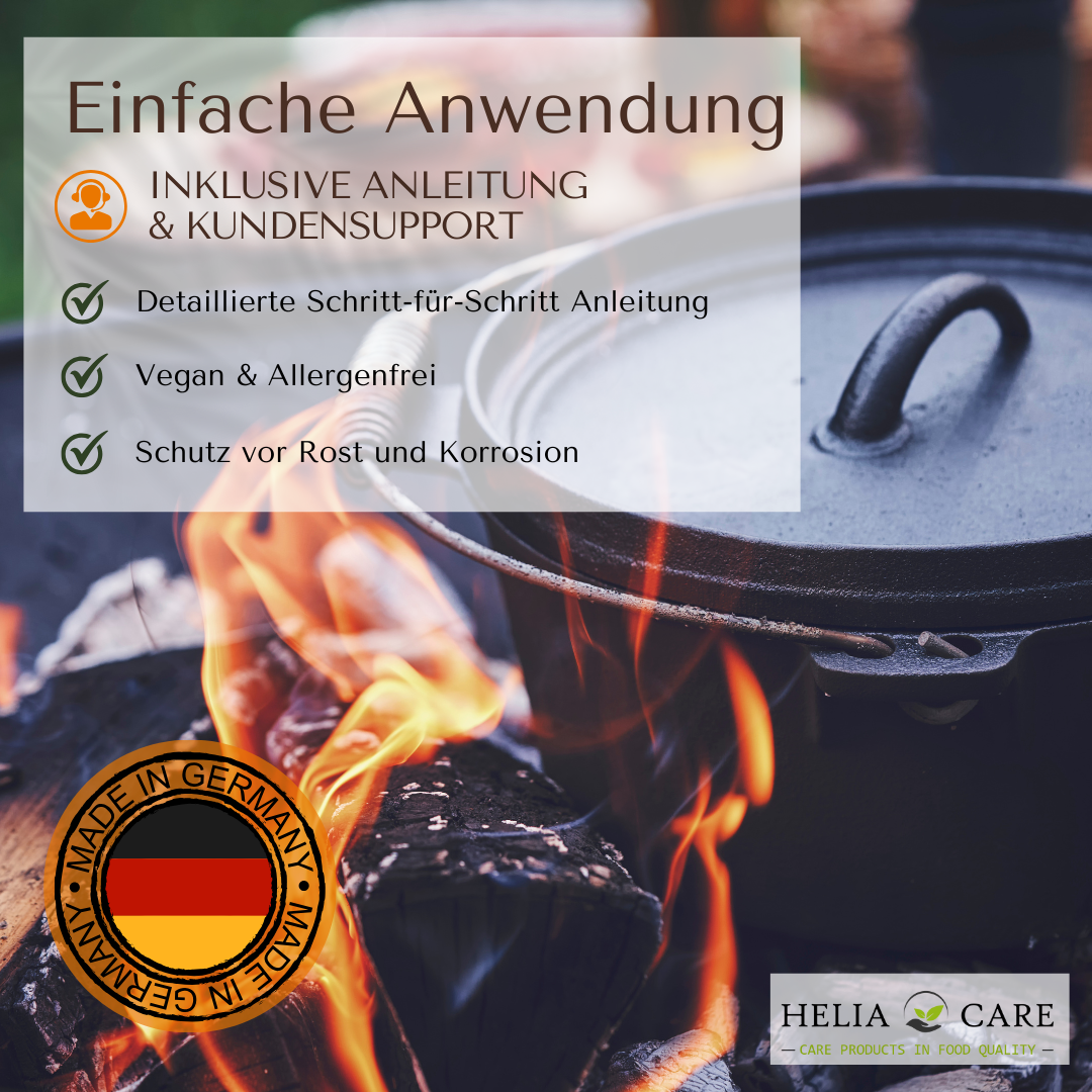 HeliaCARE® BIO-Einbrenn- & Patina-Öl „SIZZLE SHIELD“