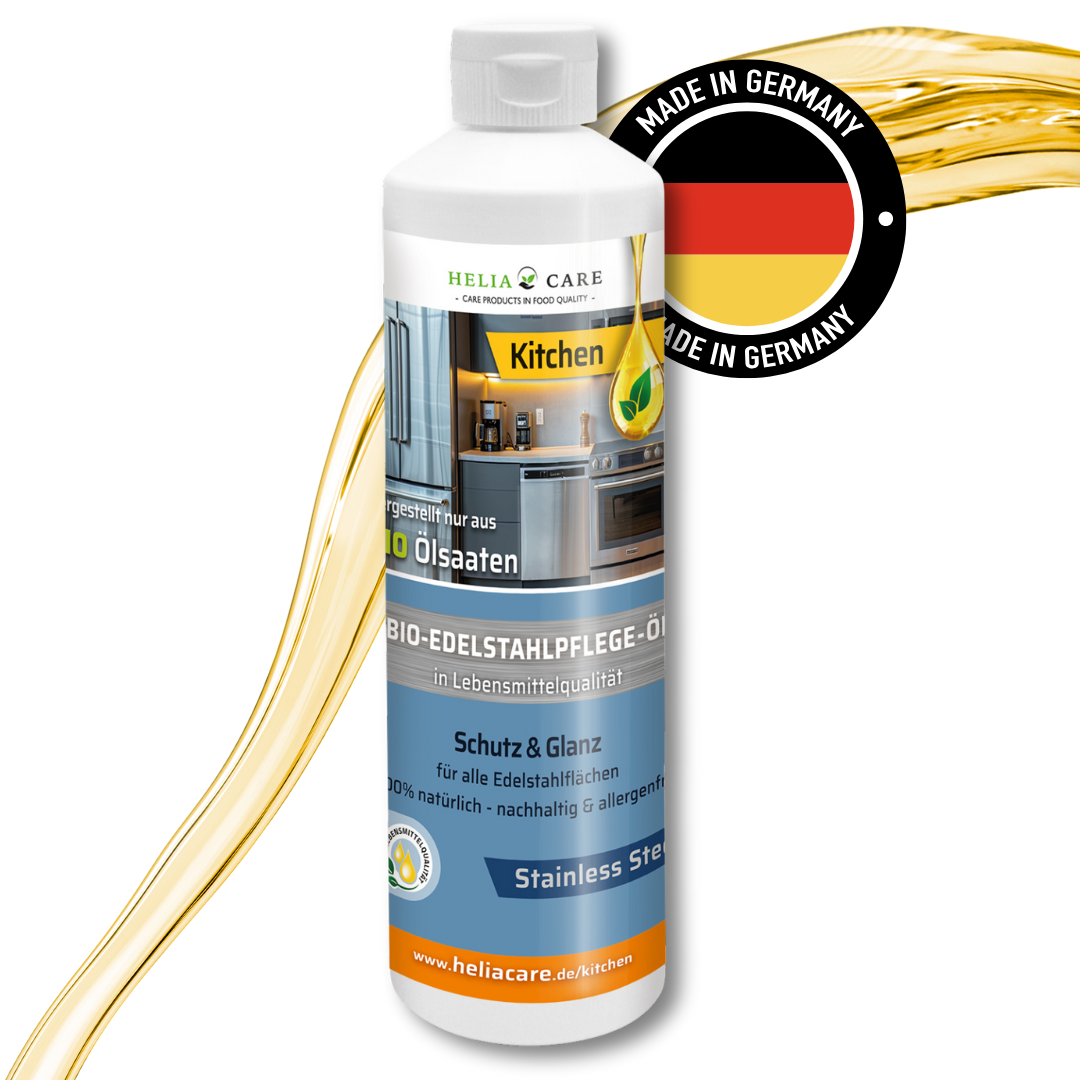 HeliaCARE® BIO-Edelstahlpflege-Öl „Stainless Steel“